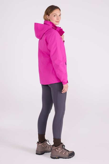'Thunderstorm' Women's 3 in 1 Jacket Waterproof Inner Fleece Hooded Winter Coat Pink - Image 5
