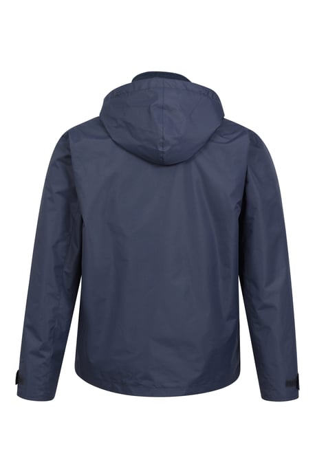 'Fell' Men's 3 in 1 Water Resistant Jacket Adjustable Hood Full Zip Winter Coat Navy - Image 4