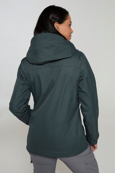 'Bracken' Women's Extreme 3 in 1 Waterproof Jacket Warm Inner Fleece Winter Coat Khaki - Image 4
