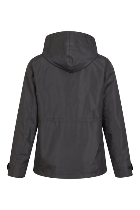 'Fell' Women's 3 in 1 Jacket Water Resistant Inner Fleece Hooded Rain Jacket Black - Image 4