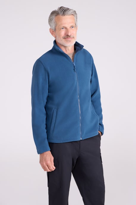 'Fell' Men's 3 in 1 Water Resistant Jacket Adjustable Hood Full Zip Winter Coat Dark Blue - Image 4