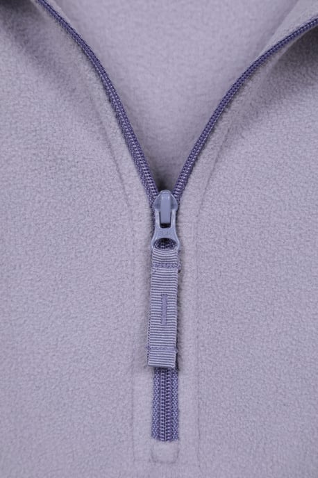 'Montana' Women's Microfleece Jacket Half Zip Breathable Quick Dry Sweater Purple - Image 5