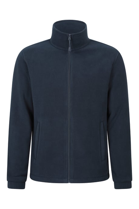 'Bernard' Men's Fleece Sweater with Pockets Windproof Breathable Coat Navy - Image 5