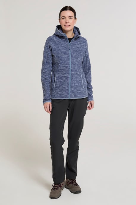 'Lleyn' Women's Fleece Jacket Antipill Breathable Full Zip Activewear Dark Blue - Image 2