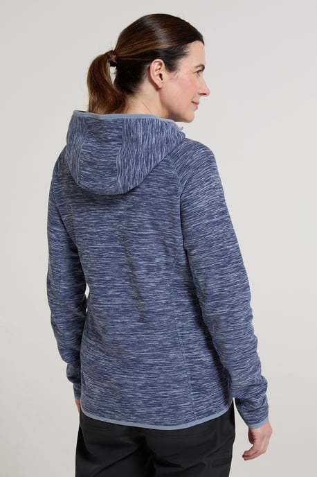 'Lleyn' Women's Fleece Jacket Antipill Breathable Full Zip Activewear Dark Blue - Image 4