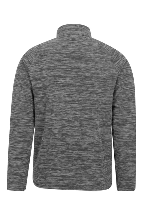 'Snowdon' Men's Fleece Top Half Zip Breathable Quick Dry Sweater Dark Grey - Image 3