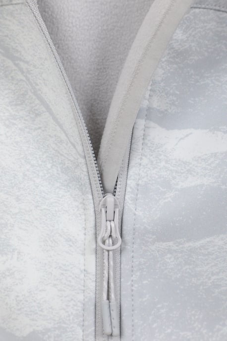 'Exodus' Women's Printed Softshell Jacket Water Resistant Windproof Activewear Light Grey - Image 6