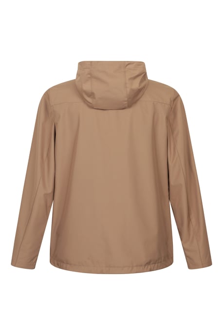 'Iona' Men's Softshell Jacket with Adjustable Hood & Cuffs Breathable Activewear Tan - Image 3
