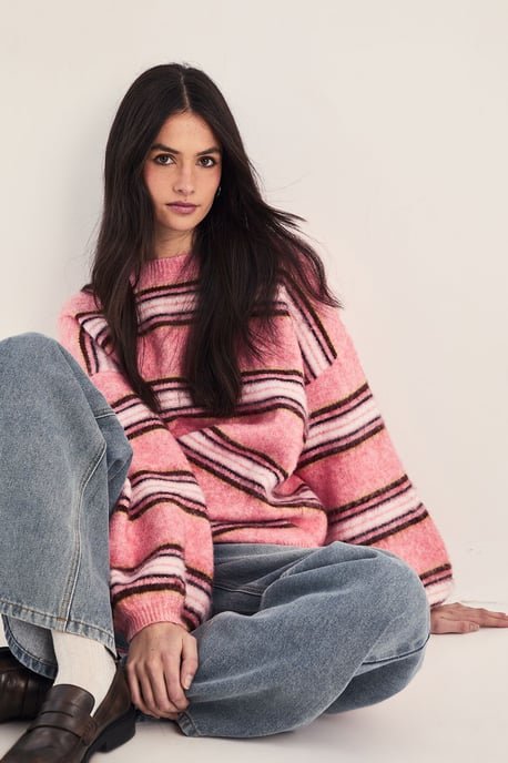 Stripe Knitted Jumper - Image 1