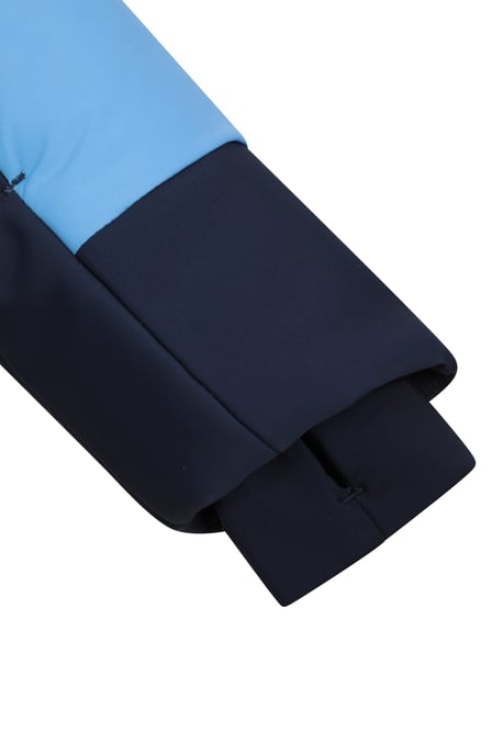 'Resort' Women's Padded Ski Jacket with Adjustable Hood Water Resistant Coat Navy - Image 6