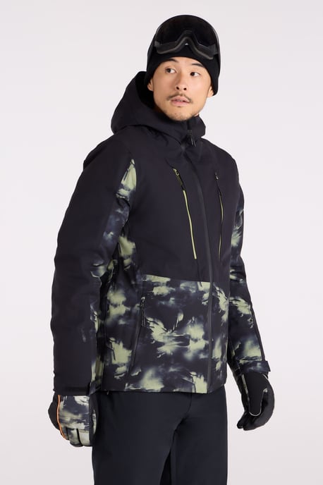 'Infinite Extreme' Men's Ski Jacket Waterproof Breathable Warm Winter Coat Khaki - Image 2
