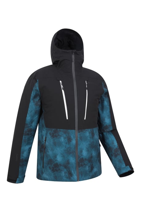 'Infinite Extreme' Men's Ski Jacket Waterproof Breathable Warm Winter Coat Navy/Blue - Image 3