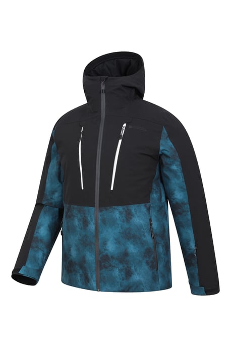 'Infinite Extreme' Men's Ski Jacket Waterproof Breathable Warm Winter Coat Navy/Blue - Image 5