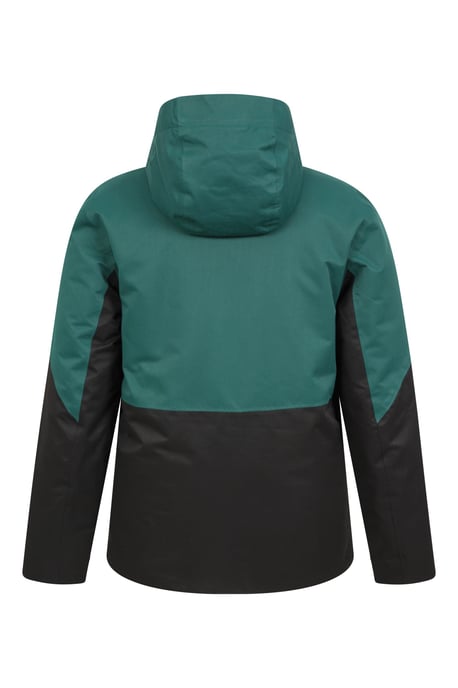 'Interstellar' Men's Padded Ski Jacket Waterproof Breathable Winter Coat Teal - Image 4