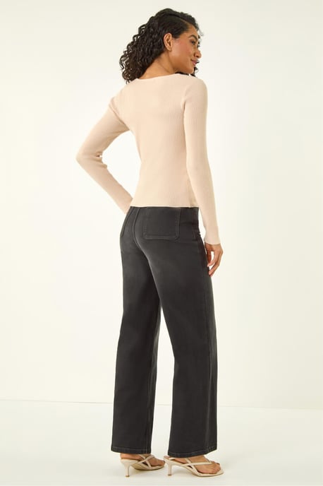 Ribbed Knitted Top - Image 3