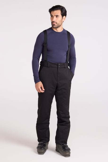 'Interstellar' Men's Waterproof Ski Pants Insulated Adjustable Winter Trouser Black - Image 3