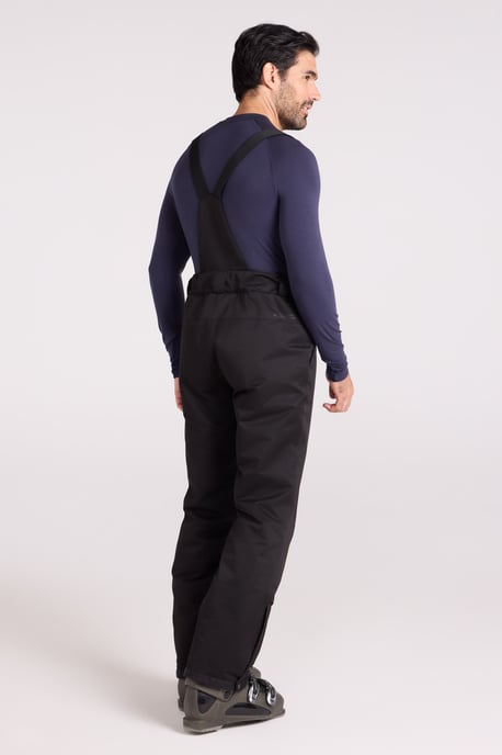 'Interstellar' Men's Waterproof Ski Pants Insulated Adjustable Winter Trouser Black - Image 4