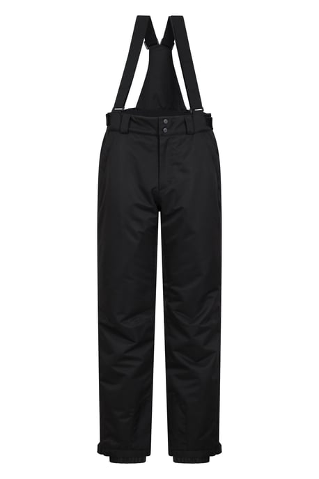 'Interstellar' Men's Waterproof Ski Pants Insulated Adjustable Winter Trouser Black - Image 5