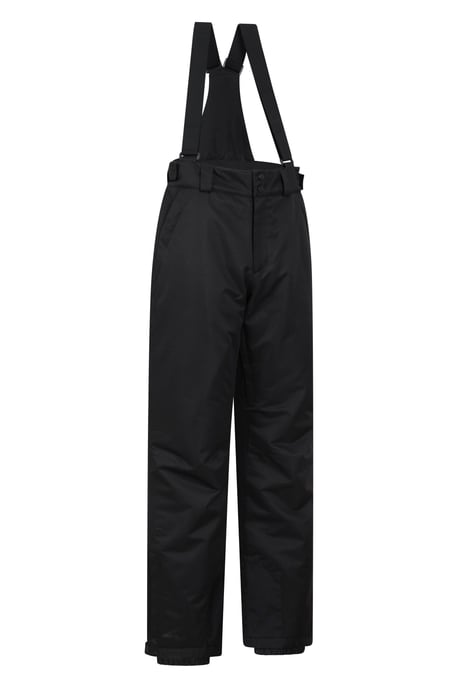 'Interstellar' Men's Waterproof Ski Pants Insulated Adjustable Winter Trouser Black - Image 6