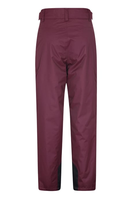 'Gravity' Men's Ski Pants Waterproof Breathable Warm Insulated Winter Trouser Burgundy - Image 3