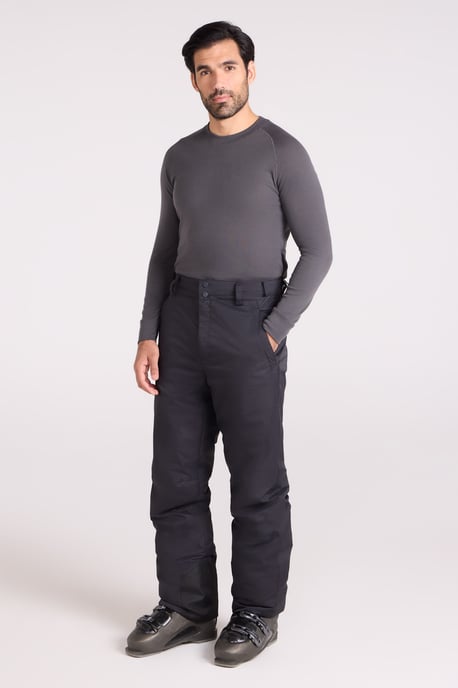 'Gravity' Men's Ski Pants Breathable Waterproof Padded Insulated Winter Trouser Grey - Image 2