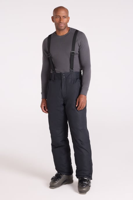 'Dusk II' Men's Ski Pants Warm Insulated Snow Proof Elastic Waist Winter Trouser Black - Image 3