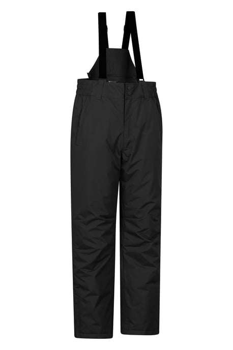 'Dusk II' Men's Ski Pants Warm Insulated Snow Proof Elastic Waist Winter Trouser Black - Image 6