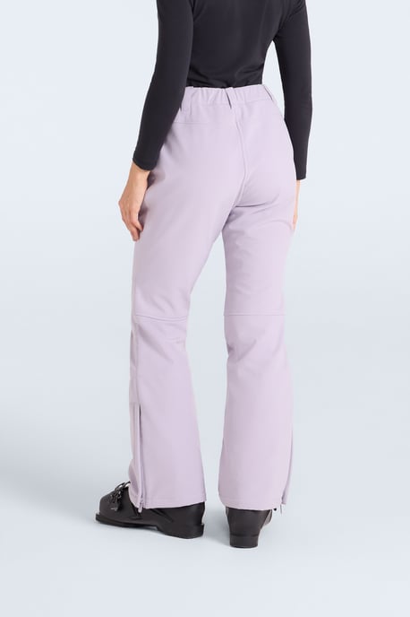 'Alpine' Women's Waterproof Snow Pants Breathable Adjustable Waist Ski Trouser Lilac - Image 3
