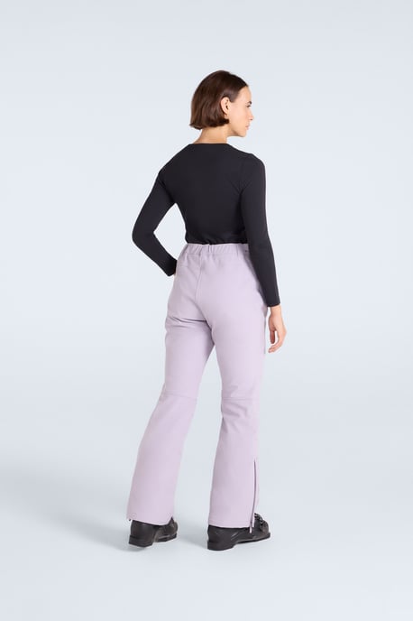 'Alpine' Women's Waterproof Snow Pants Breathable Adjustable Waist Ski Trouser Lilac - Image 4