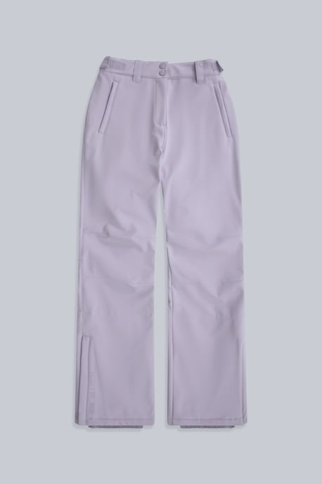 'Alpine' Women's Waterproof Snow Pants Breathable Adjustable Waist Ski Trouser Lilac - Image 5