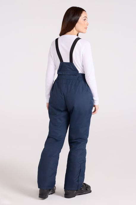 'Moon' Women's Ski Pants Warm Insulated Snow Proof Elastic Waist Winter Trouser Navy - Image 2