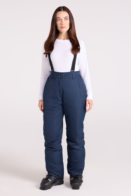 'Moon' Women's Ski Pants Warm Insulated Snow Proof Elastic Waist Winter Trouser Navy - Image 3
