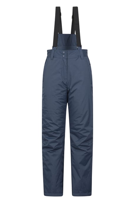 'Moon' Women's Ski Pants Warm Insulated Snow Proof Elastic Waist Winter Trouser Navy - Image 5