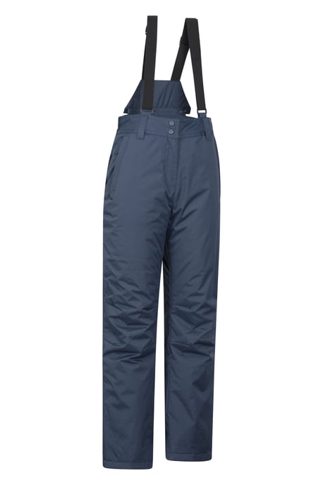'Moon' Women's Ski Pants Warm Insulated Snow Proof Elastic Waist Winter Trouser Navy - Image 6
