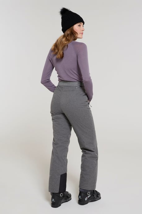 'Blizzard' Women's Ski Trouser Waterproof Fleece Lined Winter Snowboarding Pants Grey - Image 4