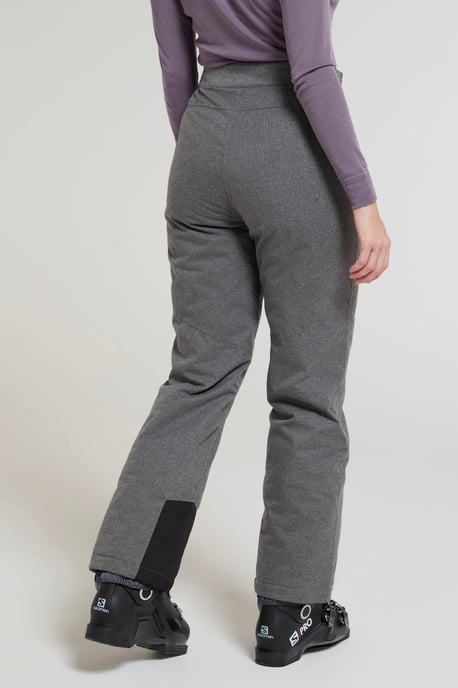 'Blizzard' Women's Ski Trouser Waterproof Fleece Lined Winter Snowboarding Pants Grey - Image 5