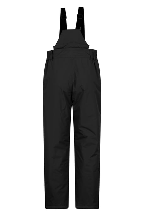 'Dusk' Men's Short Ski Pants Warm Insulated Snowproof Winter Salopettes Trouser Black - Image 3
