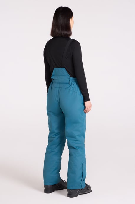 'Moon' Women's Ski Pants Warm Insulated Snow Proof Elastic Waist Winter Trouser Teal - Image 2