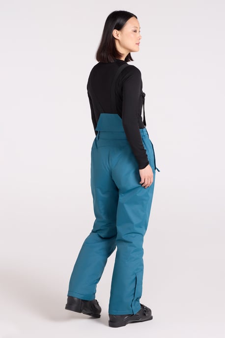 'Moon' Women's Ski Pants Warm Insulated Snow Proof Elastic Waist Winter Trouser Teal - Image 3