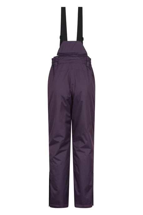 'Moon' Women's Ski Pants Warm Insulated Snow Proof Elastic Waist Winter Trouser Purple - Image 6