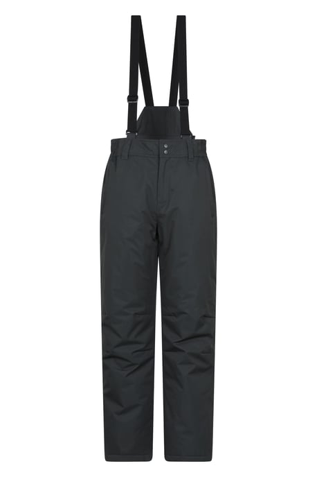 'Dusk' Men's Short Ski Pants Warm Insulated Snowproof Winter Salopettes Trouser Grey - Image 1