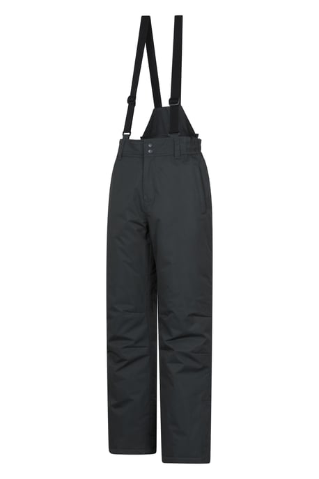 'Dusk' Men's Short Ski Pants Warm Insulated Snowproof Winter Salopettes Trouser Grey - Image 4