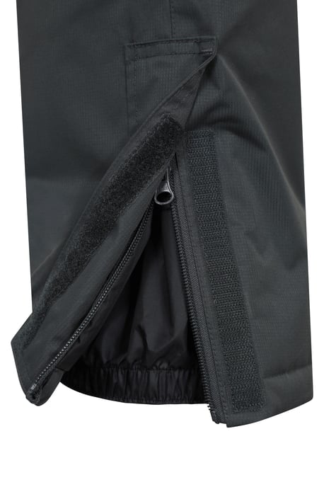 'Dusk' Men's Short Ski Pants Warm Insulated Snowproof Winter Salopettes Trouser Grey - Image 6