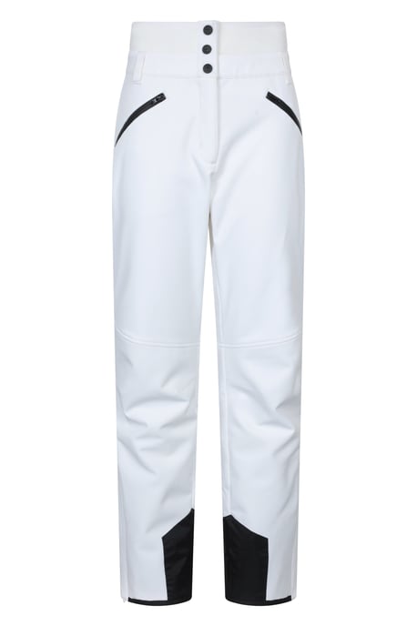 'Avalanche' Women's Ski Pants High Waist Warm Insulated Snow Proof Winter Trouser White - Image 5