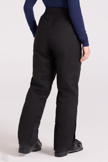 'Blizzard' Women's Ski Trouser Waterproof Fleece Lined Winter Snowboarding Pants Black - Image 3