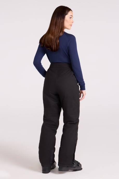 'Blizzard' Women's Ski Trouser Waterproof Fleece Lined Winter Snowboarding Pants Black - Image 4