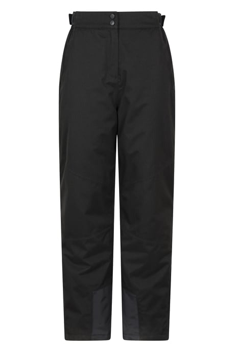 'Blizzard' Women's Ski Trouser Waterproof Fleece Lined Winter Snowboarding Pants Black - Image 5