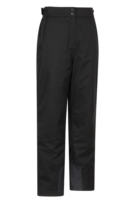 'Blizzard' Women's Ski Trouser Waterproof Fleece Lined Winter Snowboarding Pants Black - Image 6