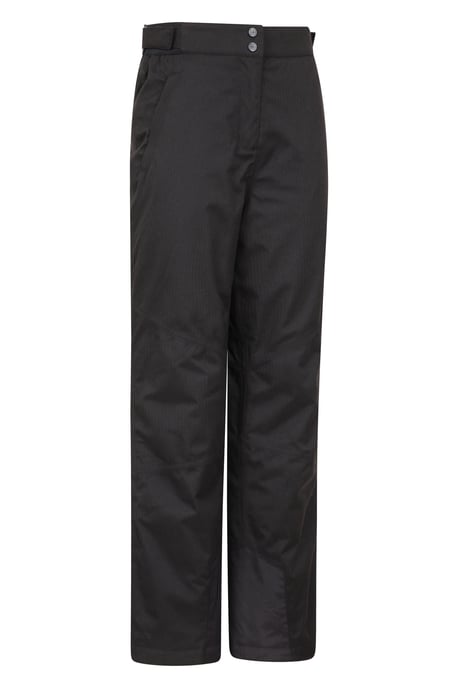'Blizzard' Women's Ski Trouser Waterproof Fleece Lined Winter Snowboarding Pants Black - Image 6