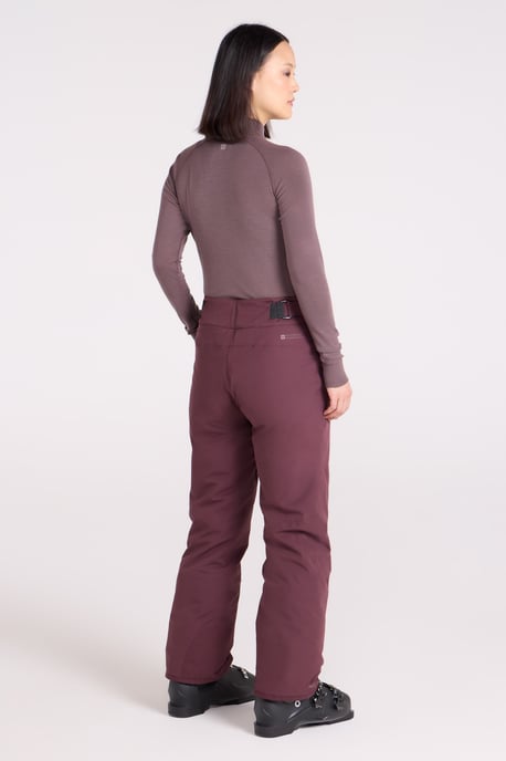 'Isola II' Women's Extreme Ski Pants Waterproof Adjustable Waist Winter Trouser Purple - Image 4